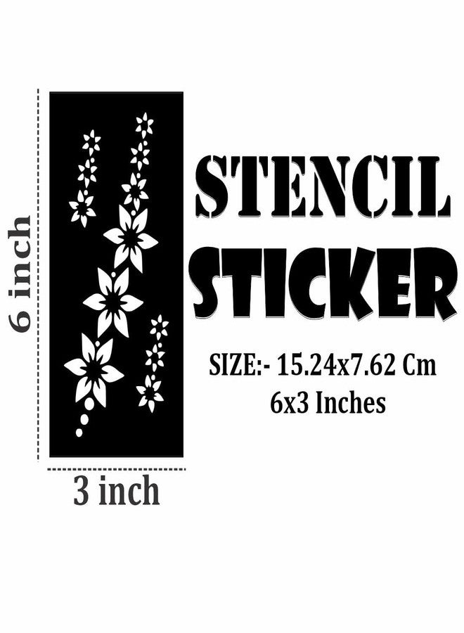 ORDERSHOCK Soft Adhesive Mehndi Art Sticker for Creative Hand Designs - Image 4